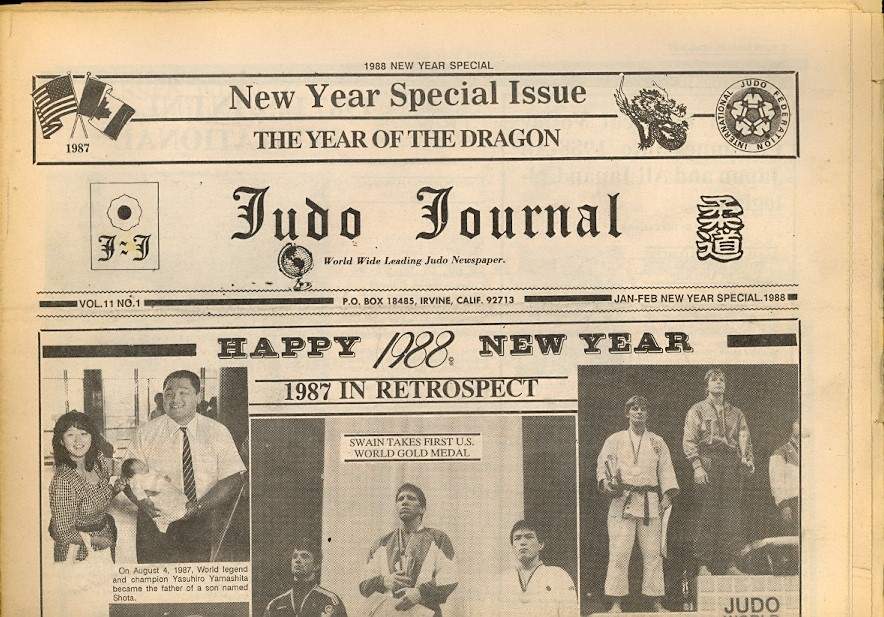 01/88 Judo Journal Newspaper